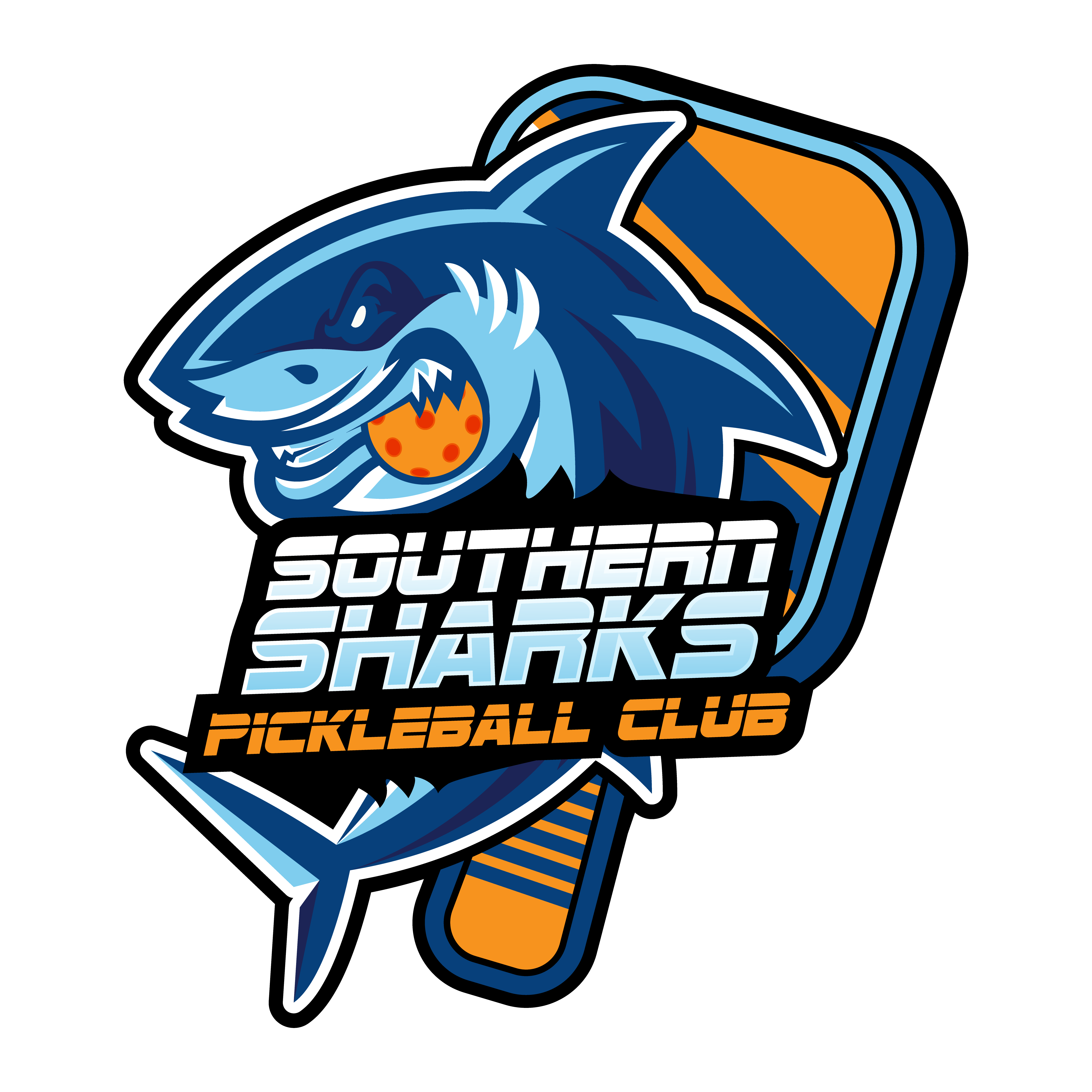 Southern Sharks Pickleball Club Season 4 Logo